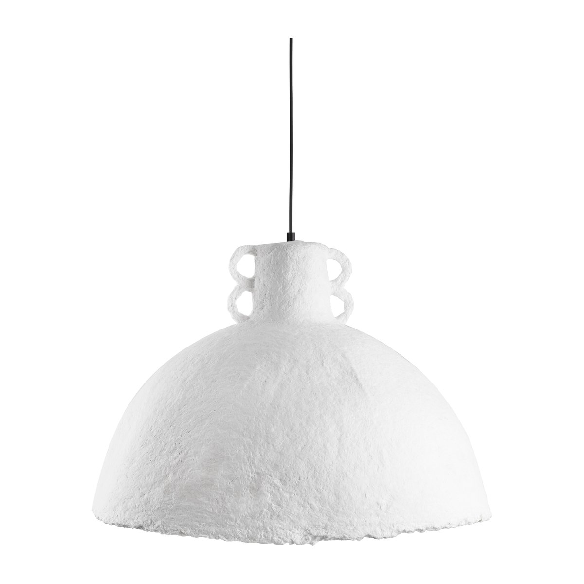 Globen Lighting Lámpara colgante Maché Ø50 cm blanco