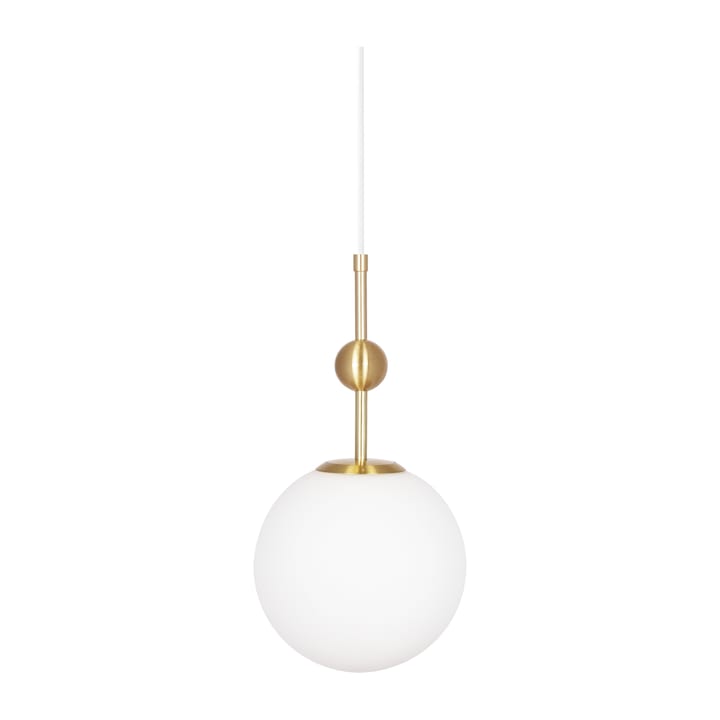 Lámpara colgante mini Astrid Ø20 cm, Latón cepillado-blanco Globen Lighting