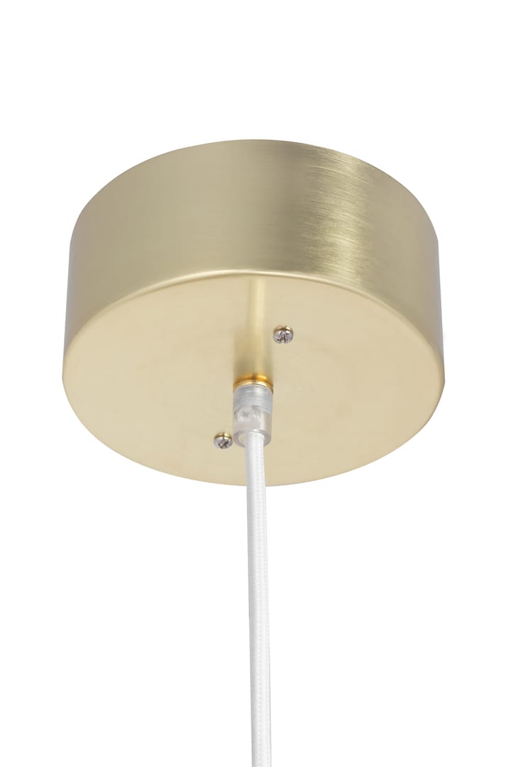 Lámpara colgante mini Astrid Ø20 cm, Latón cepillado-blanco Globen Lighting