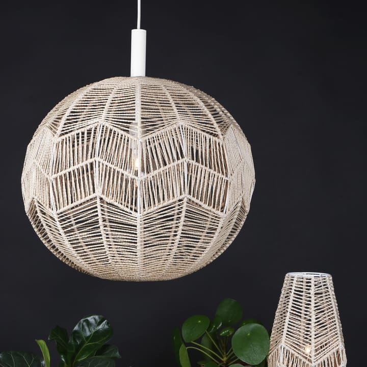 Lámpara colgante Missy Ø45 cm, Natural-blanco Globen Lighting