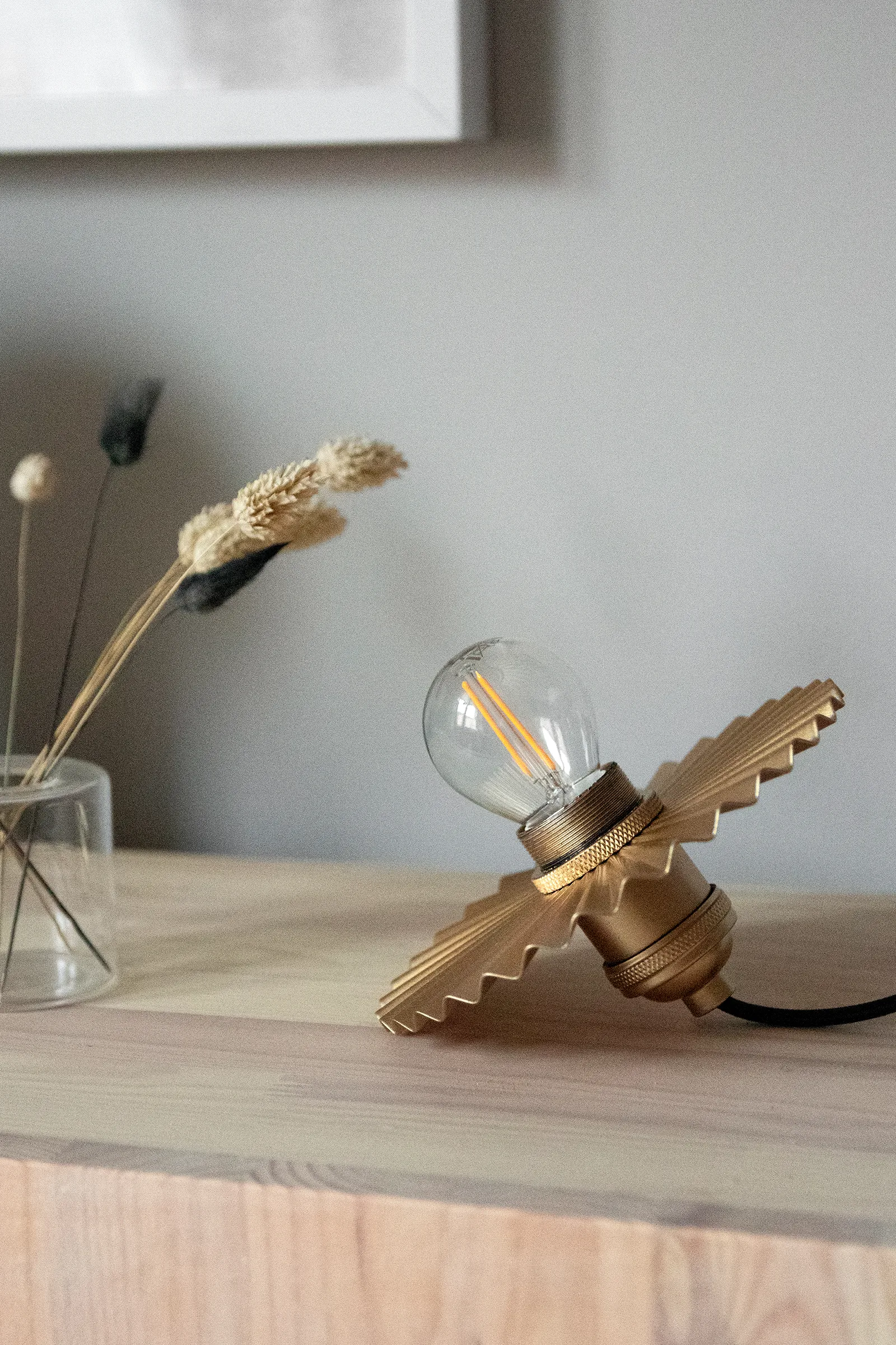 Lámpara colgante Omega Ø15 cm, Dorado Globen Lighting