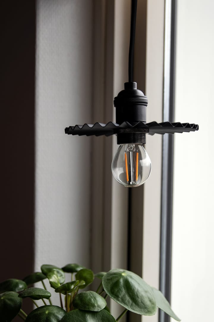Lámpara colgante Omega Ø15 cm, negro Globen Lighting