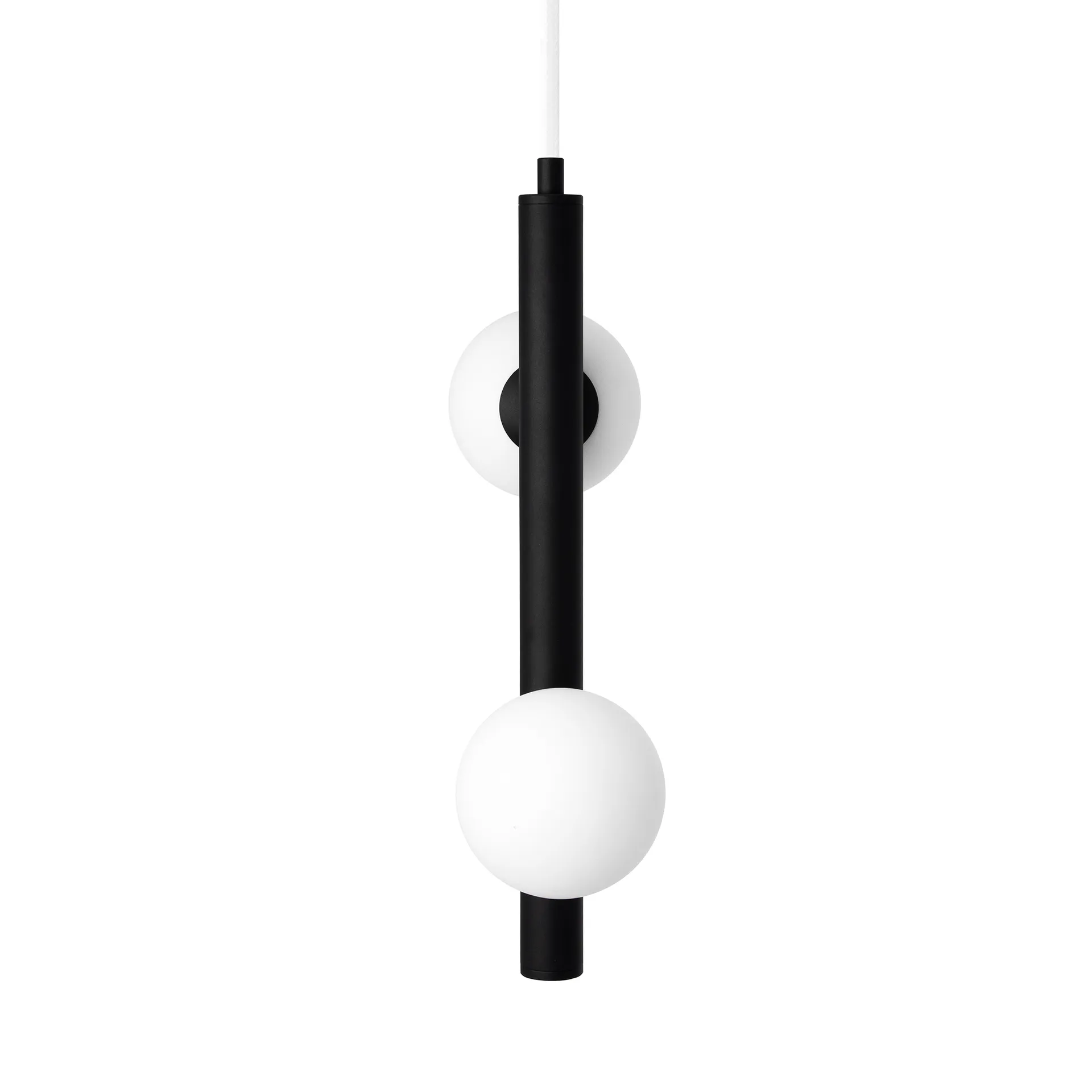 Lámpara colgante Pearl 1, negro Globen Lighting