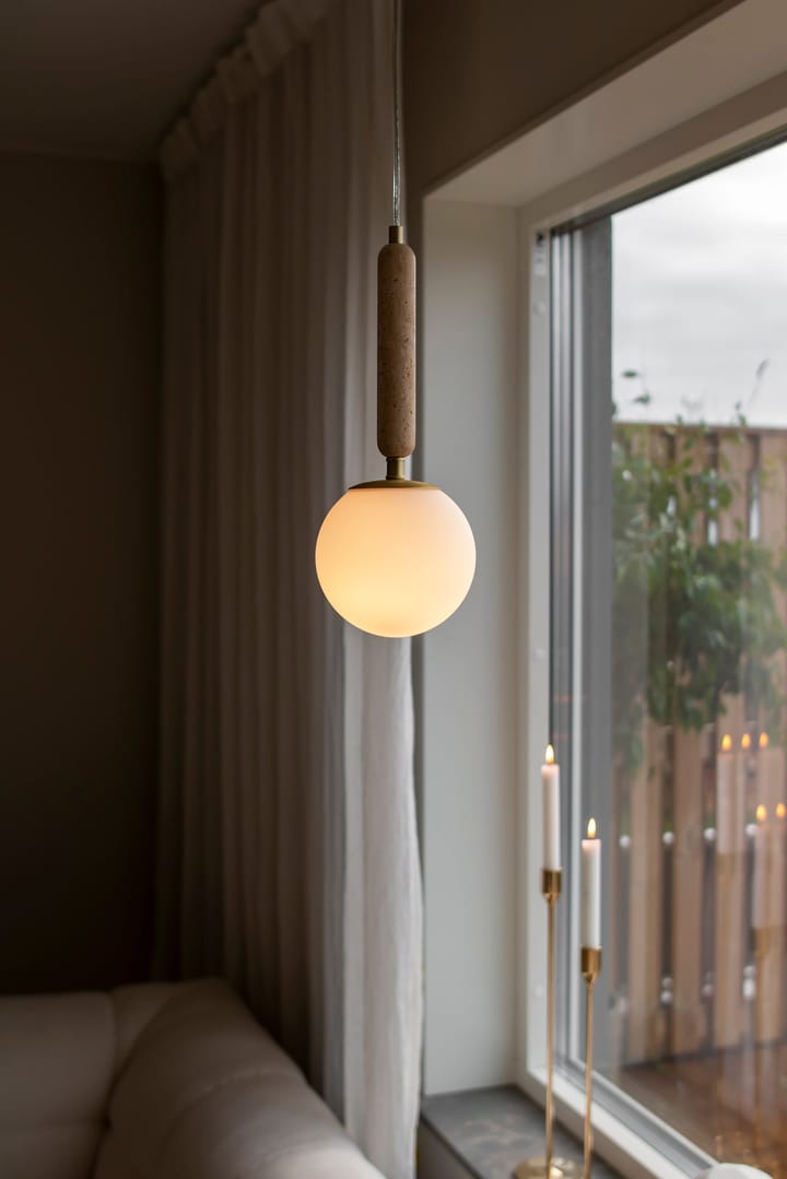 Lámpara colgante Torrano 15 cm, Travertin Globen Lighting