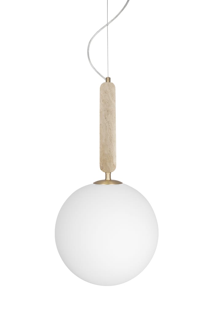 Lámpara colgante Torrano 30 cm, Travertin Globen Lighting
