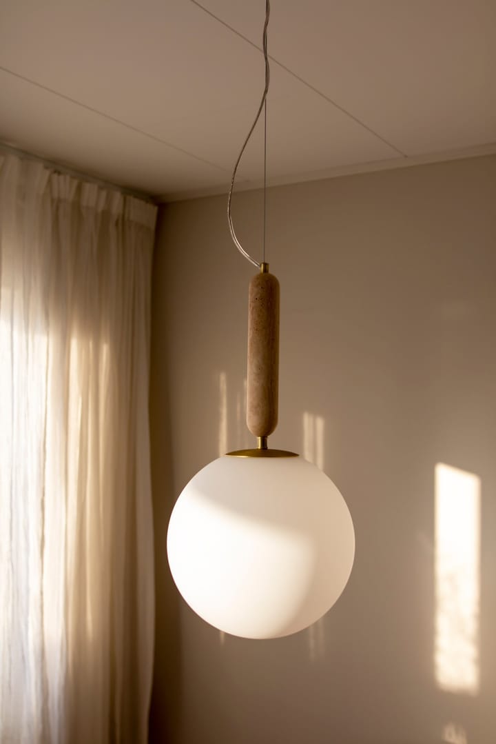 Lámpara colgante Torrano 30 cm, Travertin Globen Lighting