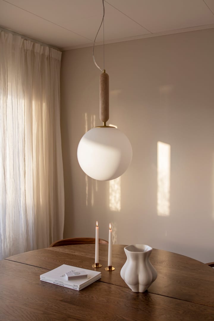 Lámpara colgante Torrano 30 cm - Travertin - Globen Lighting