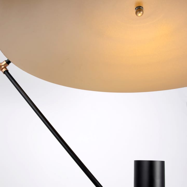 Lámpara colgante Undercover 50 cm - negro-latón cepillado - Globen Lighting