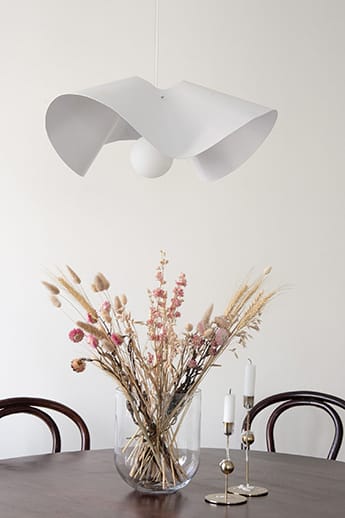Lámpara colgante Volang Ø50 cm, blanco Globen Lighting