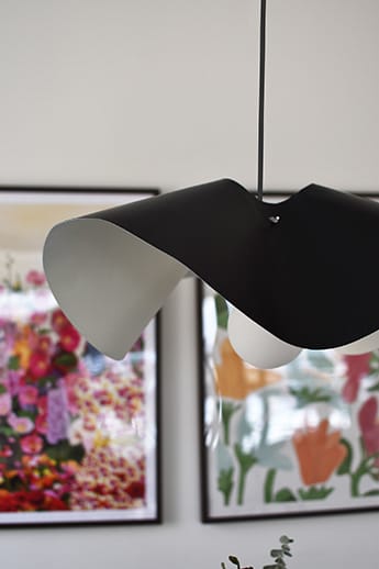 Lámpara colgante Volang Ø50 cm, negro Globen Lighting
