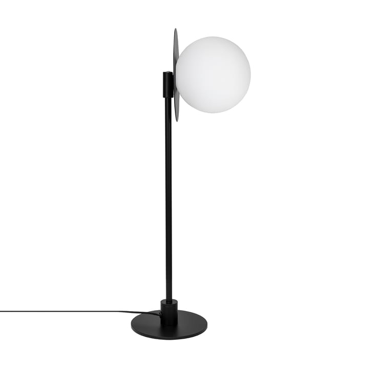 Lámpara de mesa Art Deco - negro, vidrio opalino - Globen Lighting