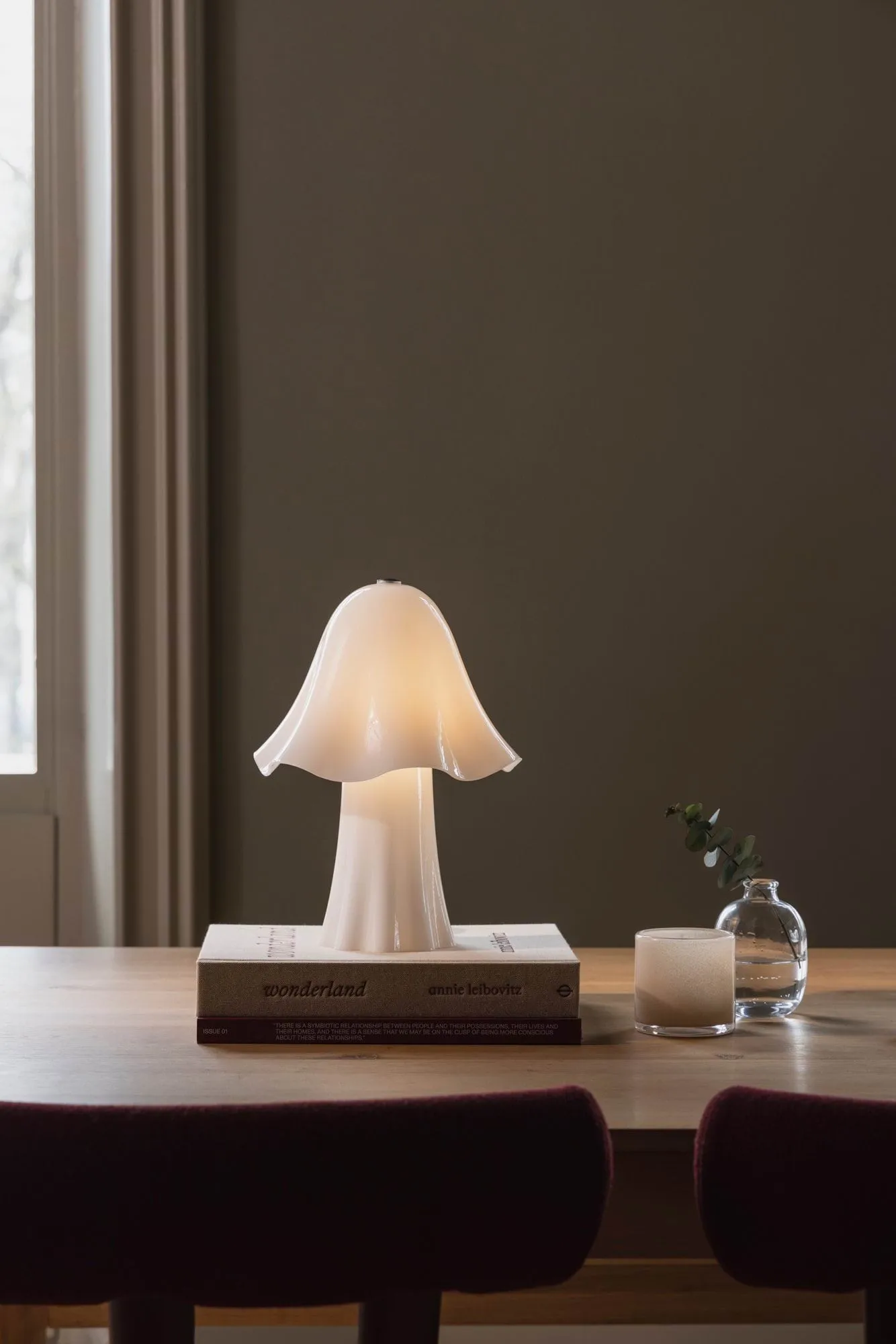 Lámpara de mesa Bello, Blanco Globen Lighting