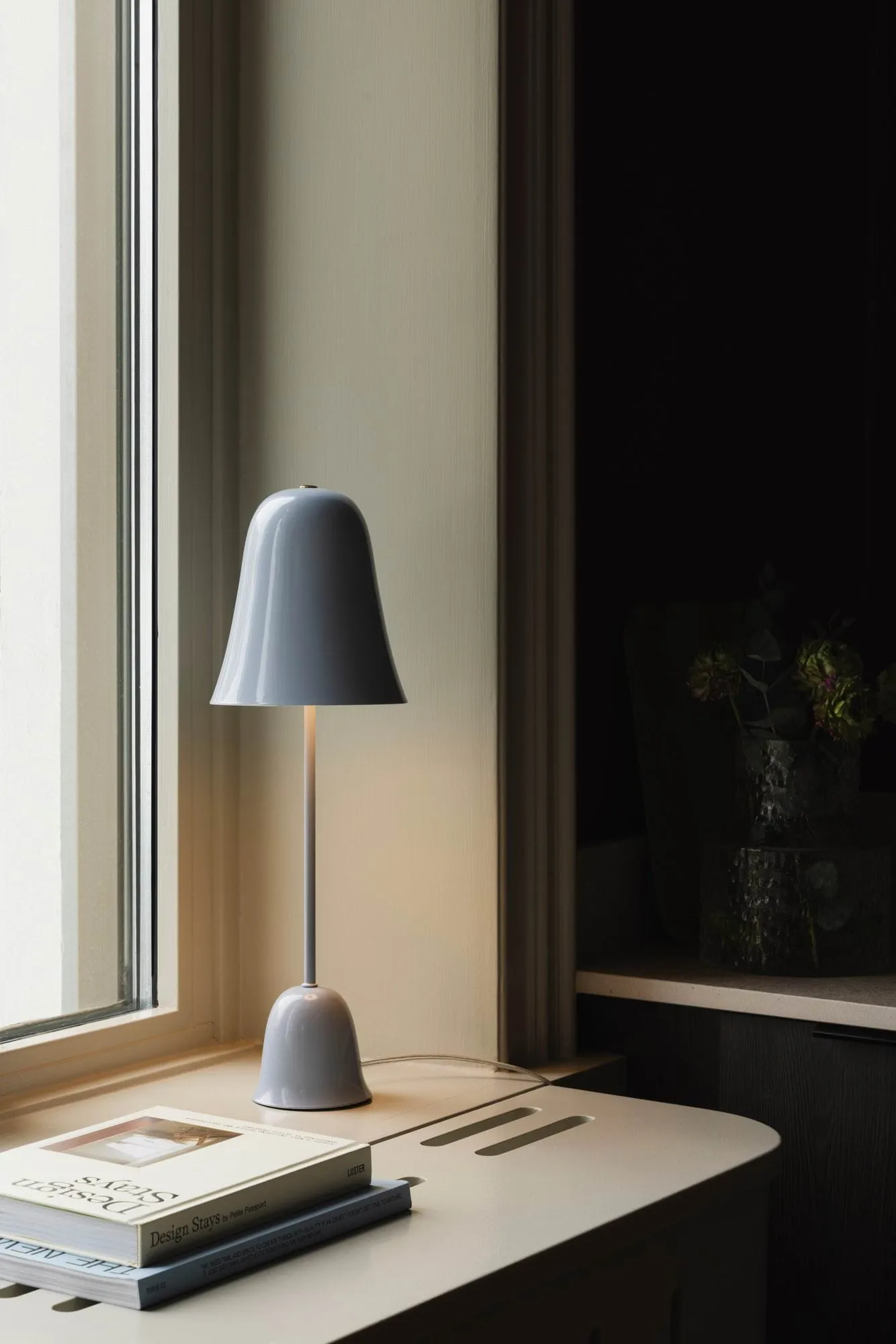 Lámpara de mesa Blåklockan, Azul brumoso (azul), Ø16xAlt. 50 cm Globen Lighting