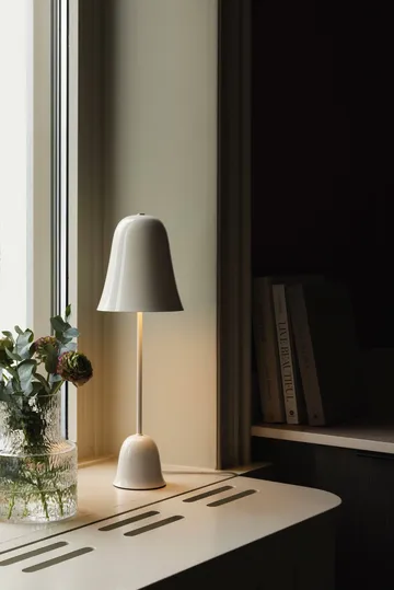 Lámpara de mesa Blåklockan - Blanco marfil (blanco), Ø16xAlt. 50 cm - Globen Lighting