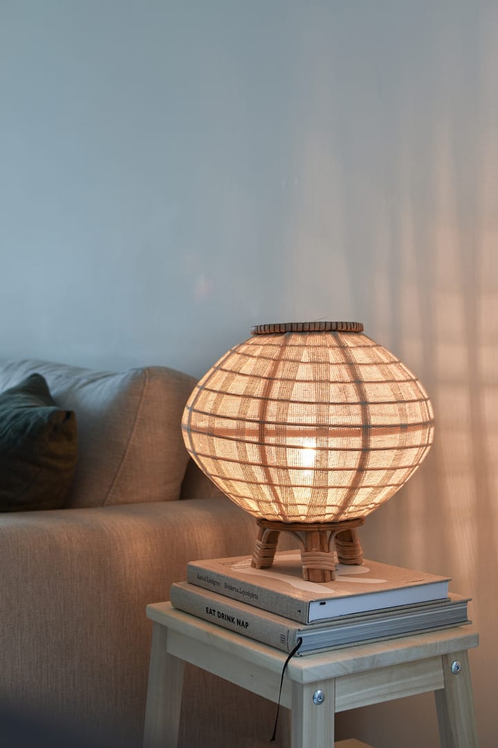 Lámpara de mesa Borneo Ø30 cm, Natur Globen Lighting