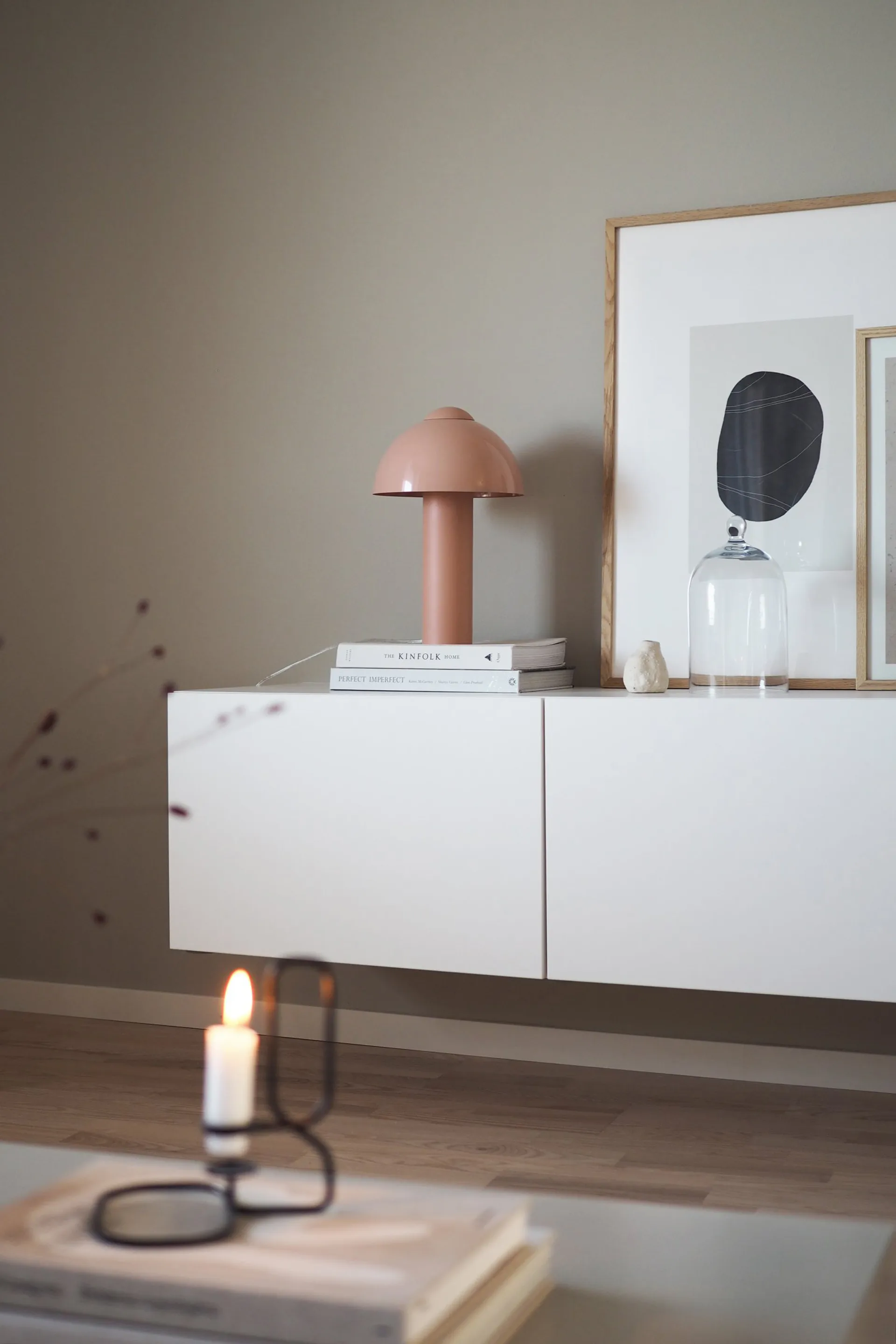 Lámpara de mesa Buddy 23 36 cm, Blush Globen Lighting