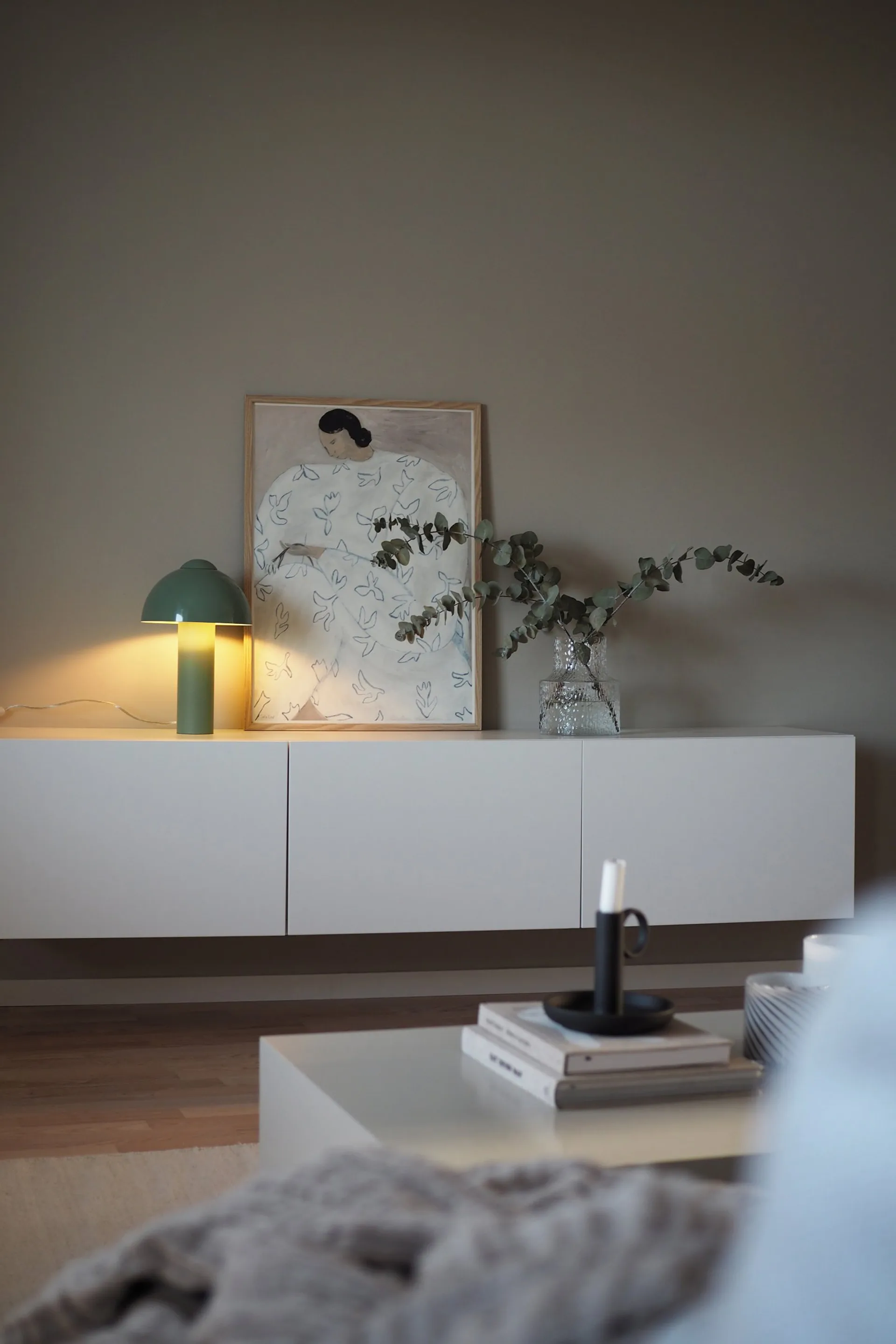 Lámpara de mesa Buddy 23 36 cm, Verde Globen Lighting