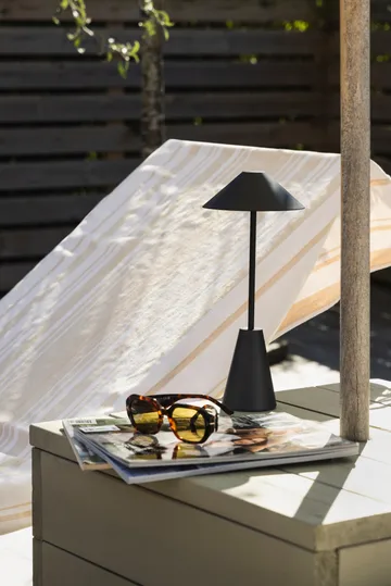 Lámpara de mesa Cannes 32 portátil - Negro - Globen Lighting