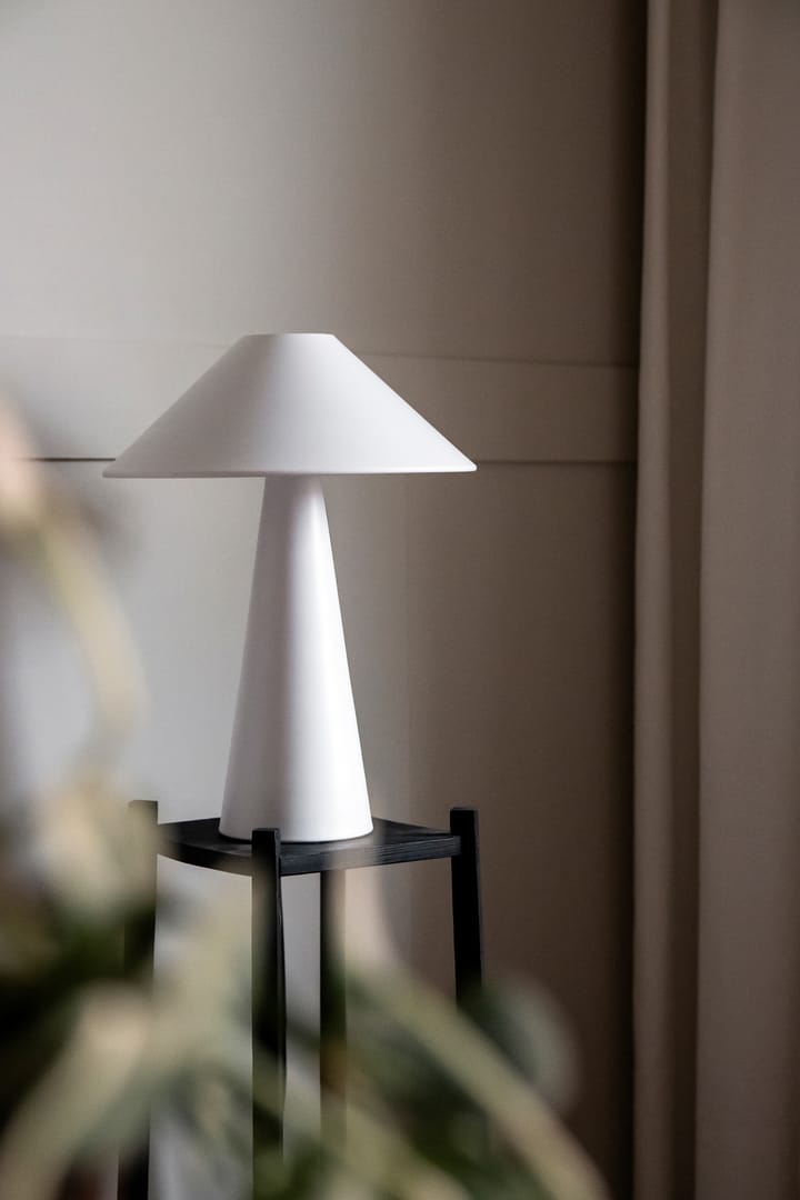 Lámpara de mesa Cannes, blanco Globen Lighting
