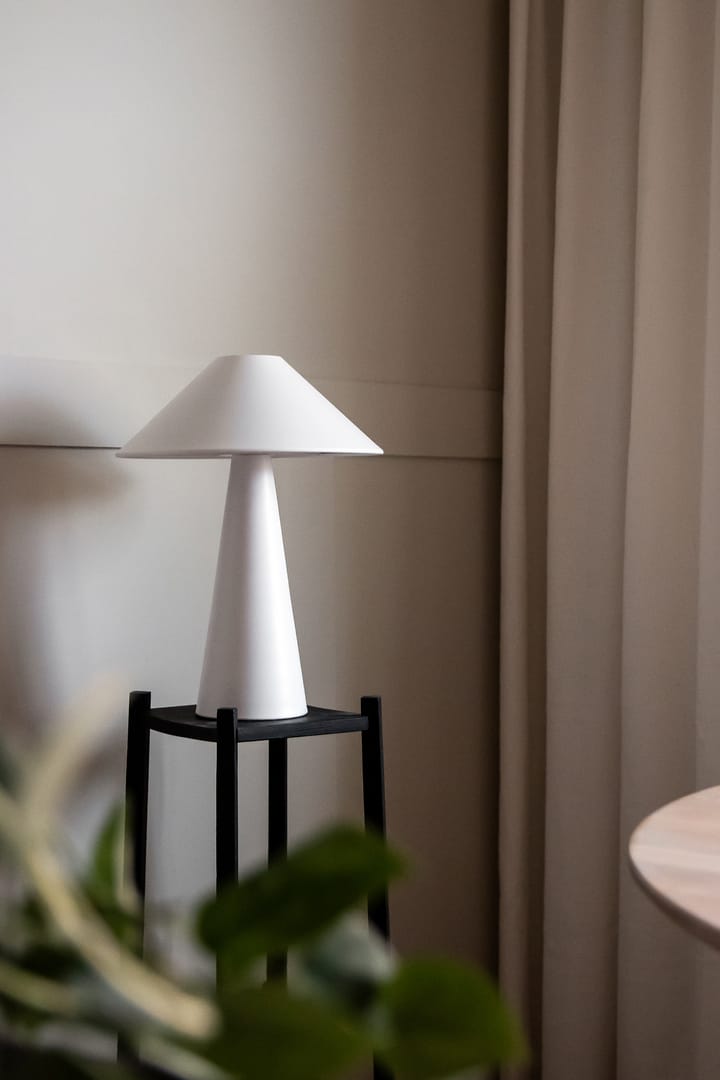 Lámpara de mesa Cannes, blanco Globen Lighting