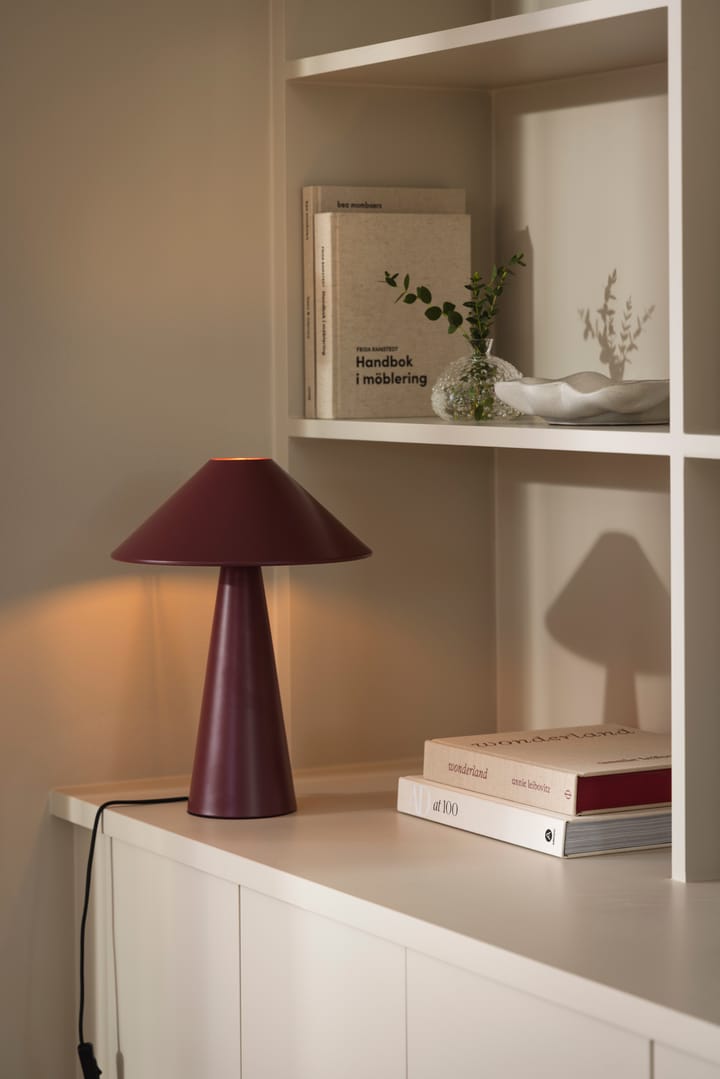 Lámpara de mesa Cannes, Burdeos Globen Lighting