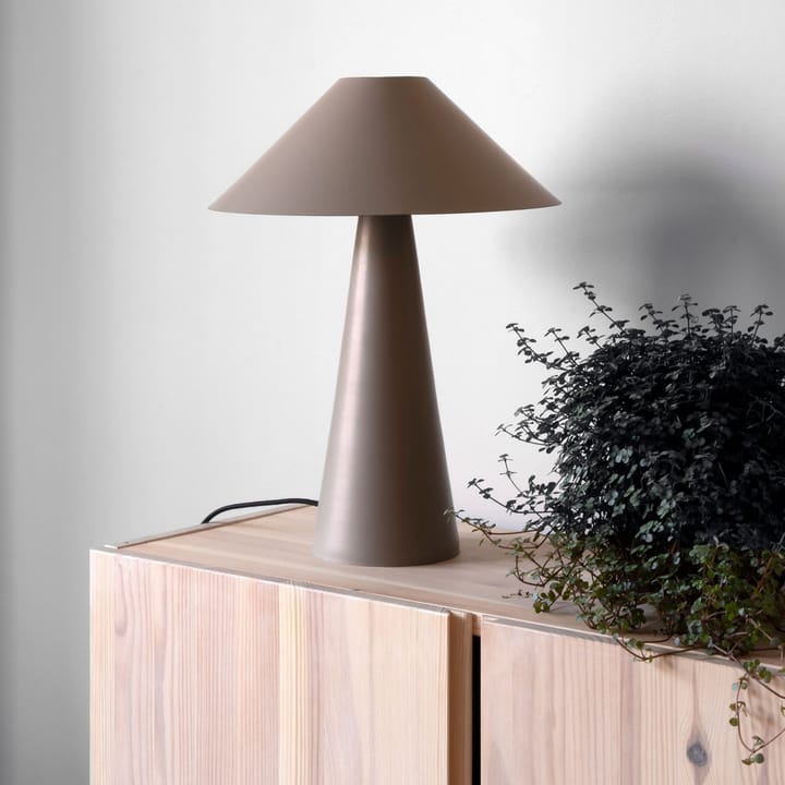 Lámpara de mesa Cannes, topo Globen Lighting