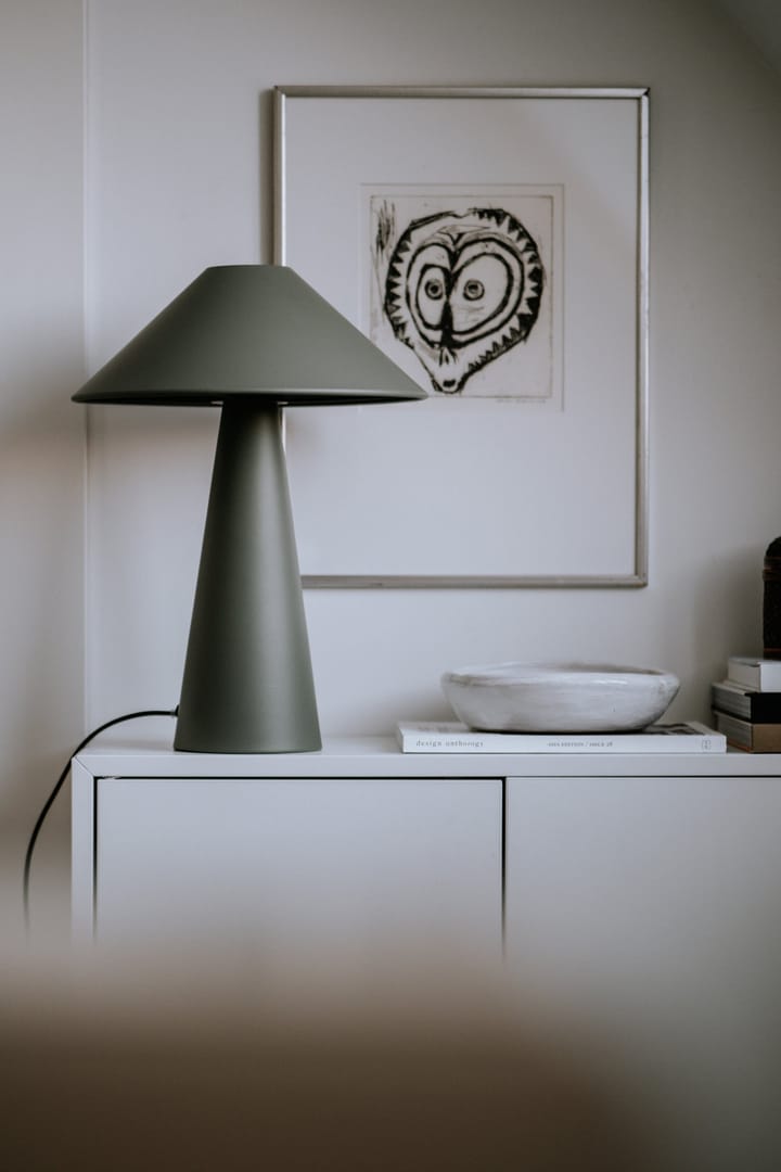Lámpara de mesa Cannes, verde Globen Lighting