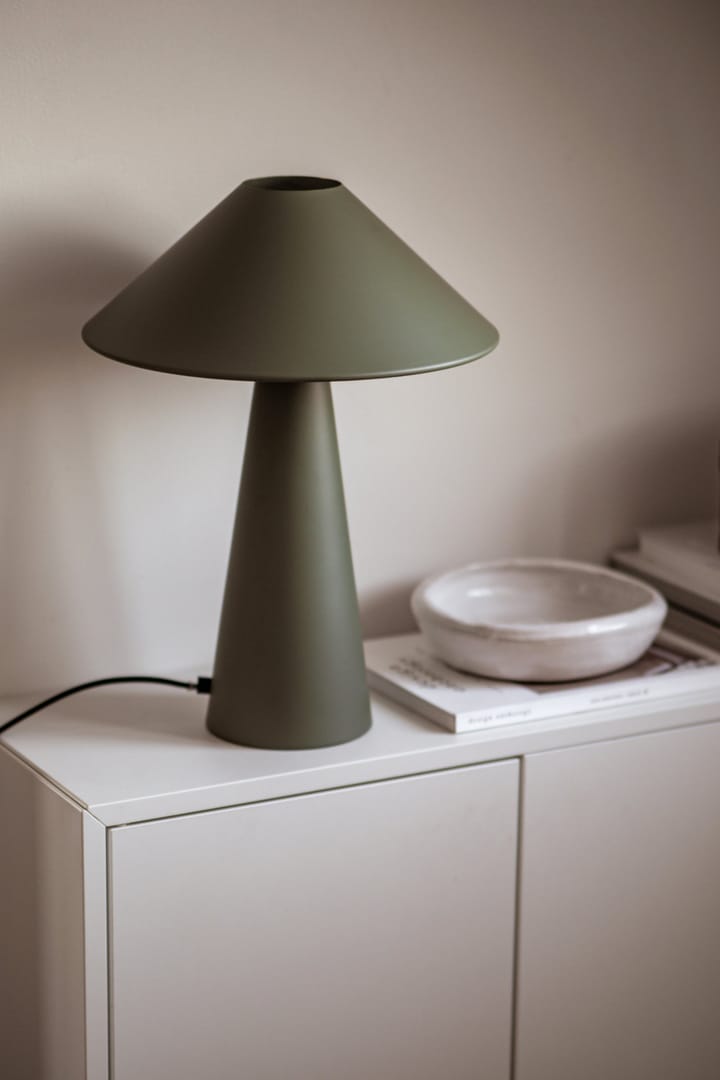 Lámpara de mesa Cannes, verde Globen Lighting
