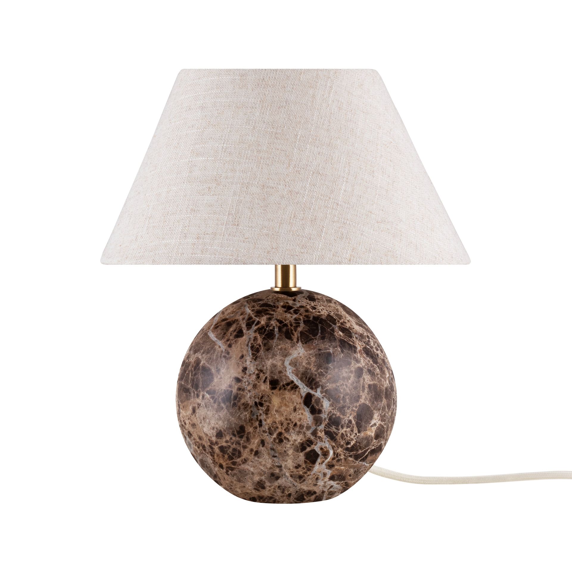 Lámpara de mesa Castello 24, Marrón Globen Lighting