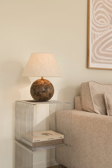 Lámpara de mesa Castello 35 - Mármol marrón - Globen Lighting