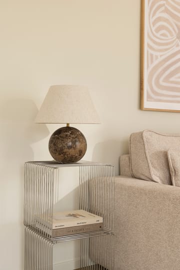 Lámpara de mesa Castello 35 - Mármol marrón - Globen Lighting