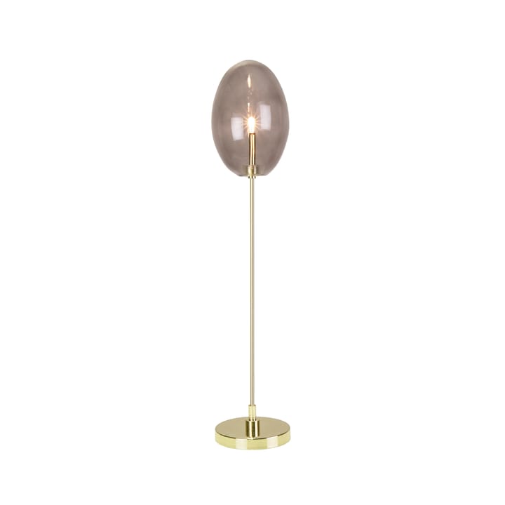 Lámpara de mesa Drops - latón, vidrio color humo - Globen Lighting