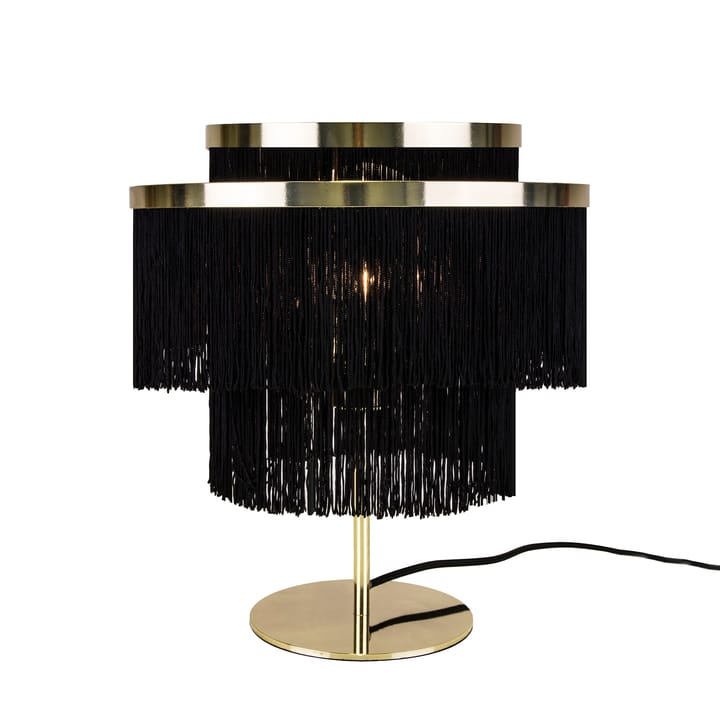 Lámpara de mesa Frans, negro, latón Globen Lighting