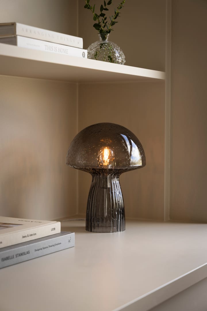 Lámpara de mesa Fungo Special Edition Ahumado, Ø22 cm, H:30 cm Globen Lighting