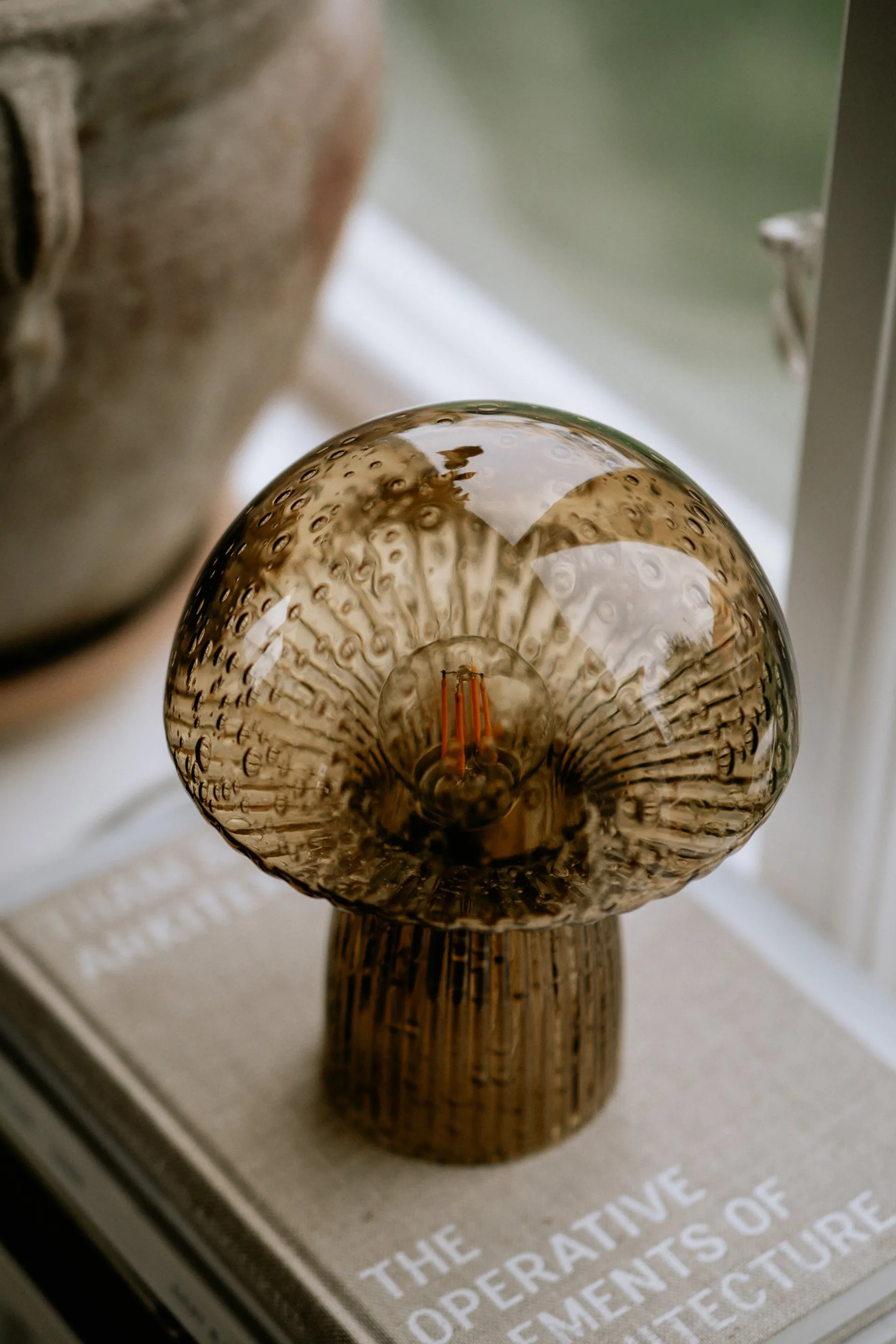 Lámpara de mesa Fungo Special Edition marrón, 20 cm Globen Lighting