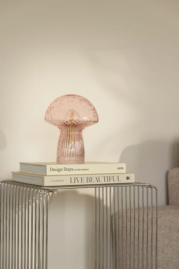 Lámpara de mesa Fungo Special Edition Rosa - Ø16 cm, H:20 cm - Globen Lighting