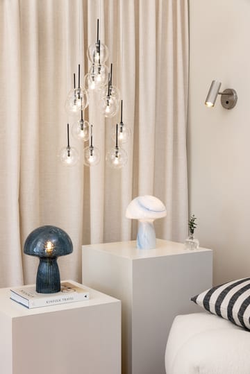 L�ámpara de mesa Fungo Swirl 22 - Azul - Globen Lighting