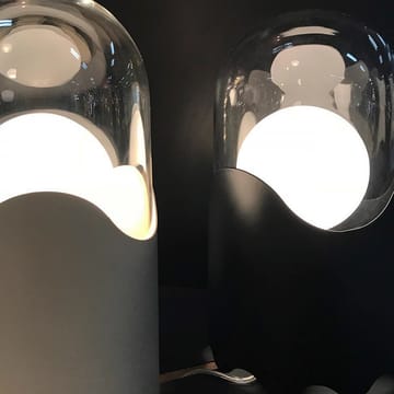 Lámpara de mesa Ghost - Beige, vidrio transparente - Globen Lighting
