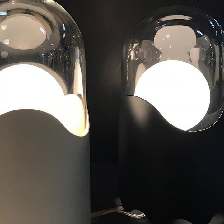 Lámpara de mesa Ghost - Verde, vidrio transparente - Globen Lighting