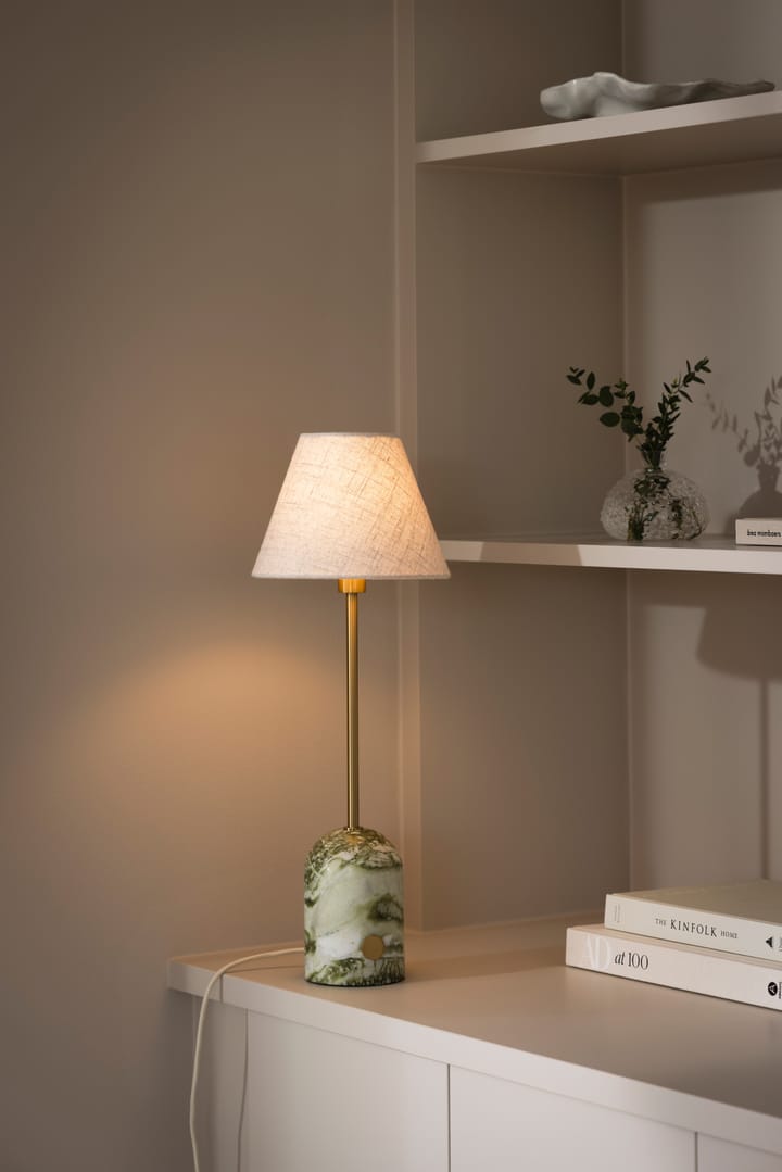Lámpara de mesa Gino 20, Mármol verde claro Globen Lighting