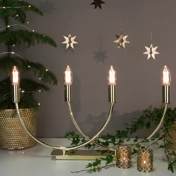 Lámpara de mesa Grace - latón - Globen Lighting