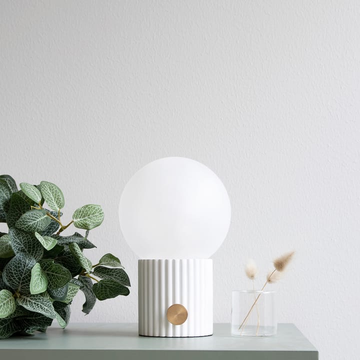 Lámpara de mesa Hubble Ø15 cm, blanco Globen Lighting