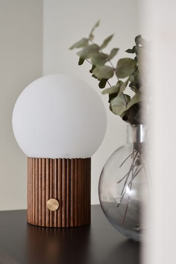 Lámpara de mesa Hubble Ø22 cm - nogal - Globen Lighting