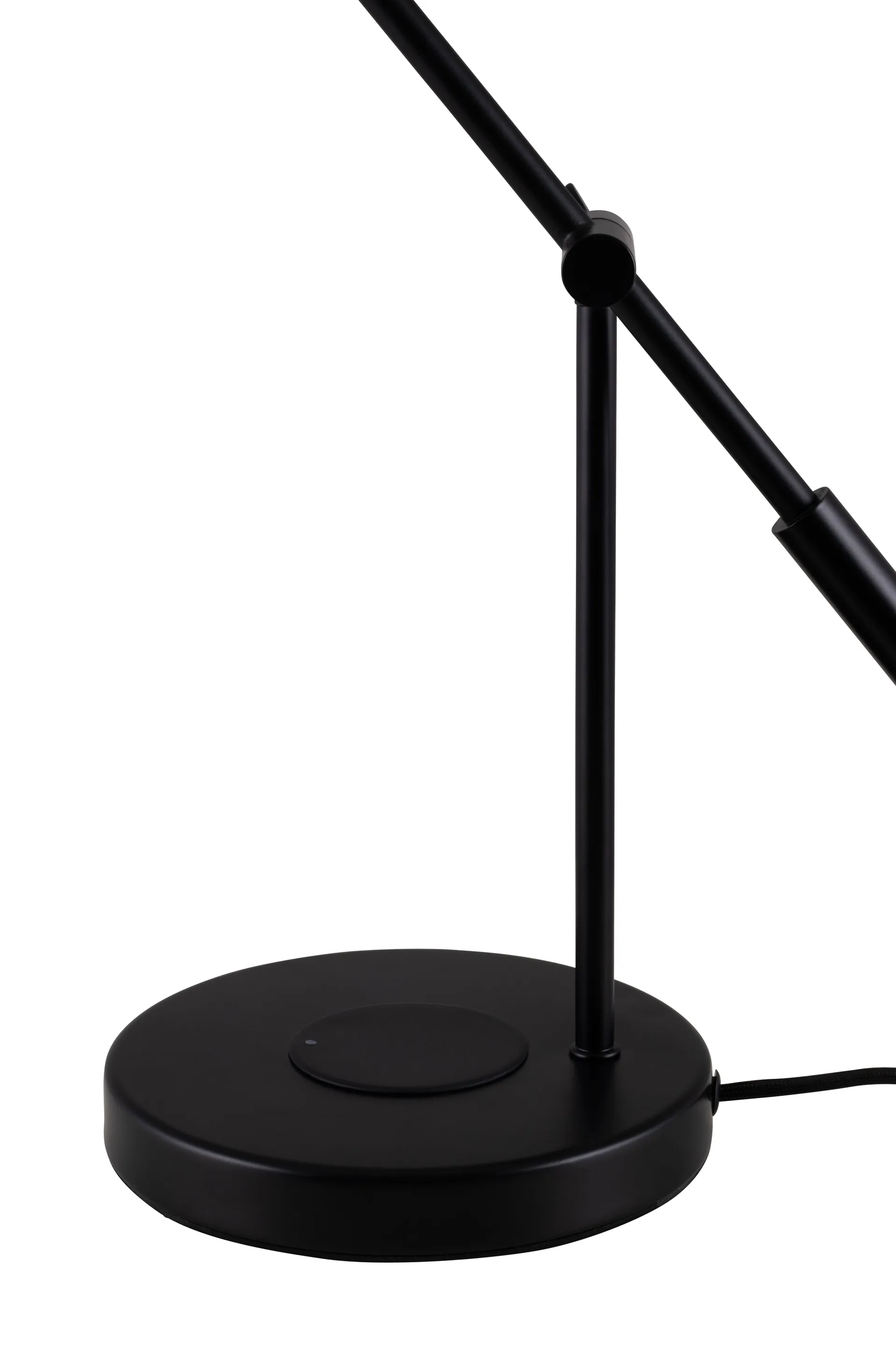 Lámpara de mesa Hubble Read con carga inalámbrica, Negro Globen Lighting