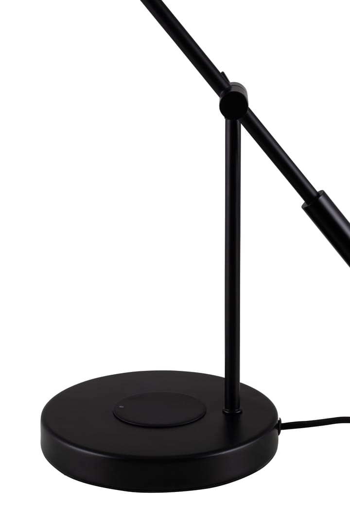 Lámpara de mesa Hubble Read con carga inalámbrica, Negro Globen Lighting