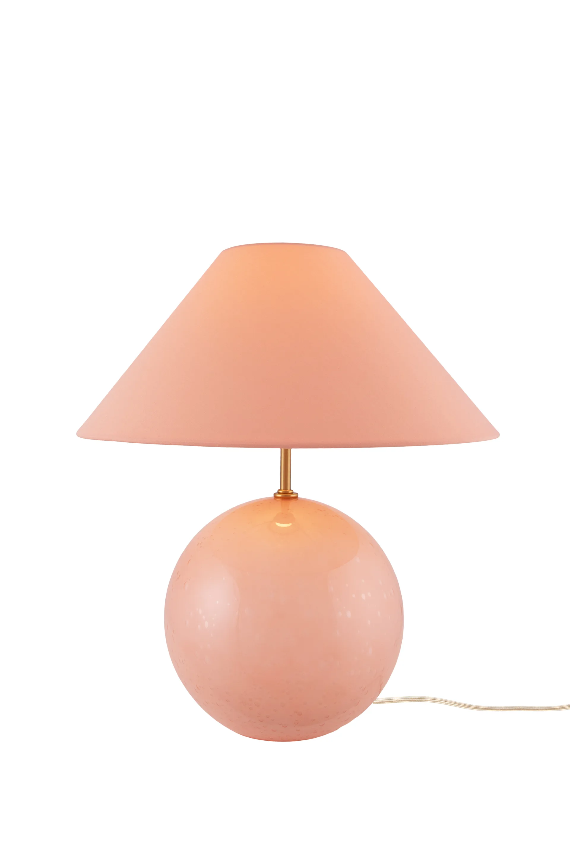 Lámpara de mesa Iris 35 39 cm, Blush Globen Lighting