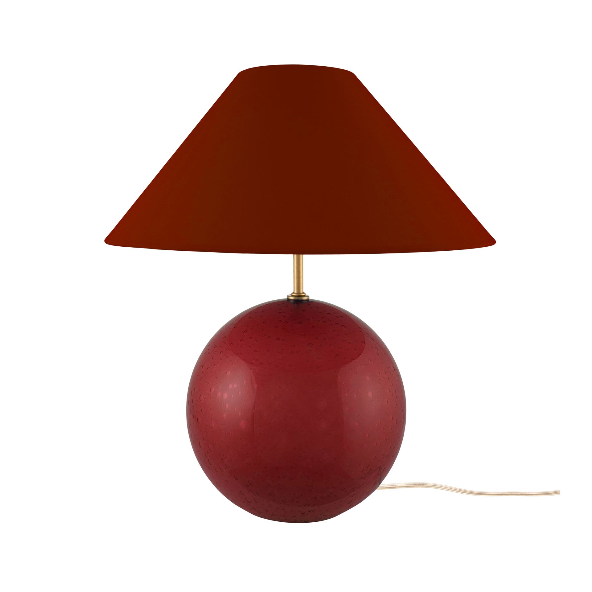 Lámpara de mesa Iris 35 39 cm, Burgundy Globen Lighting