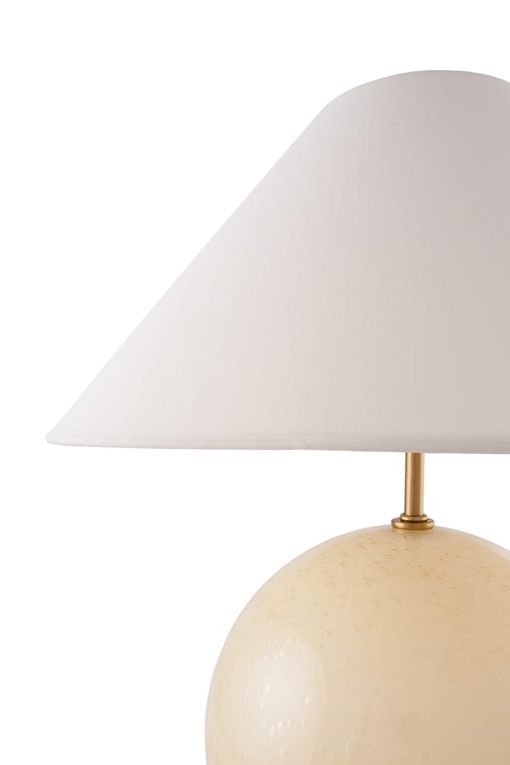 Lámpara de mesa Iris 35 39 cm, Crema Globen Lighting