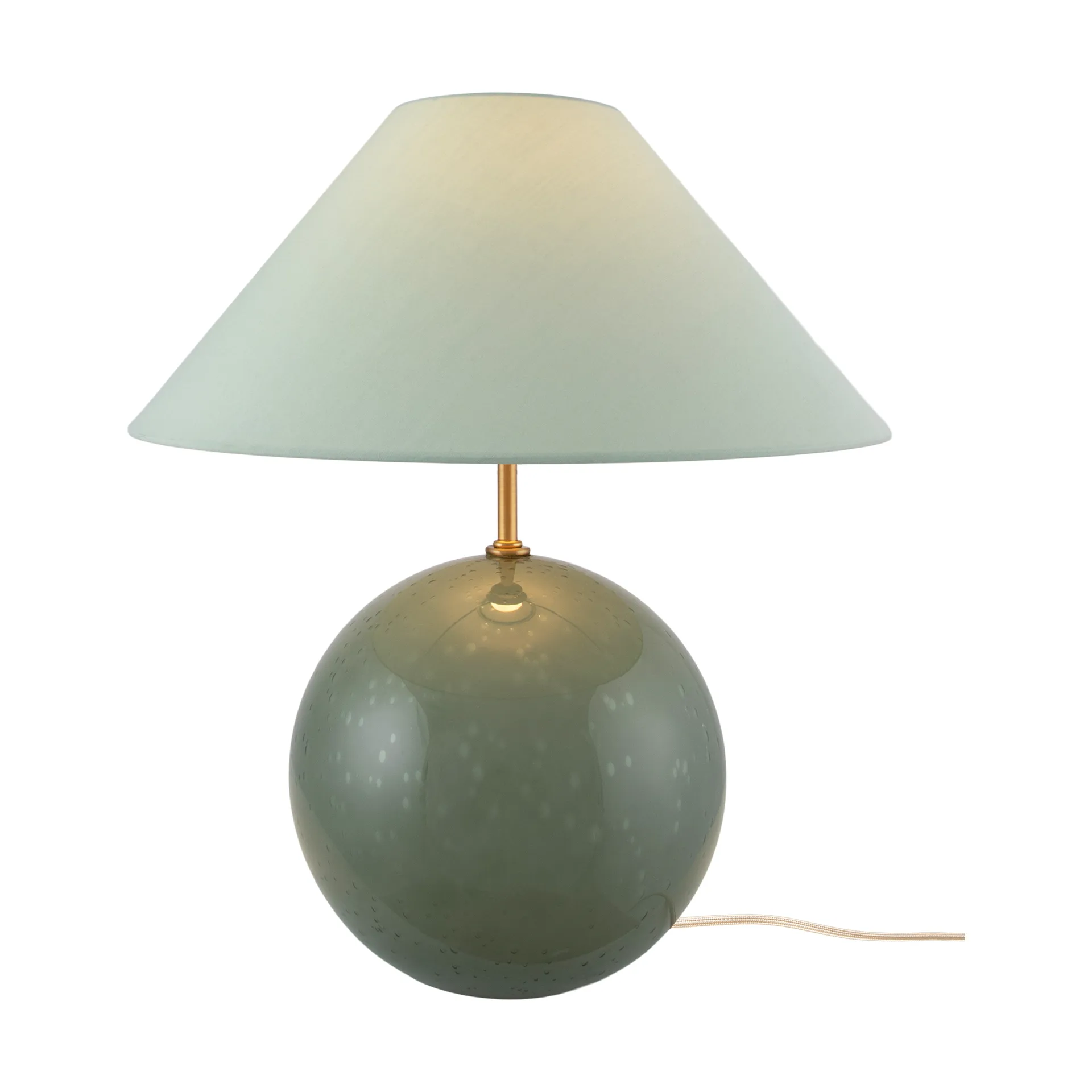 Lámpara de mesa Iris 45, Verde Globen Lighting