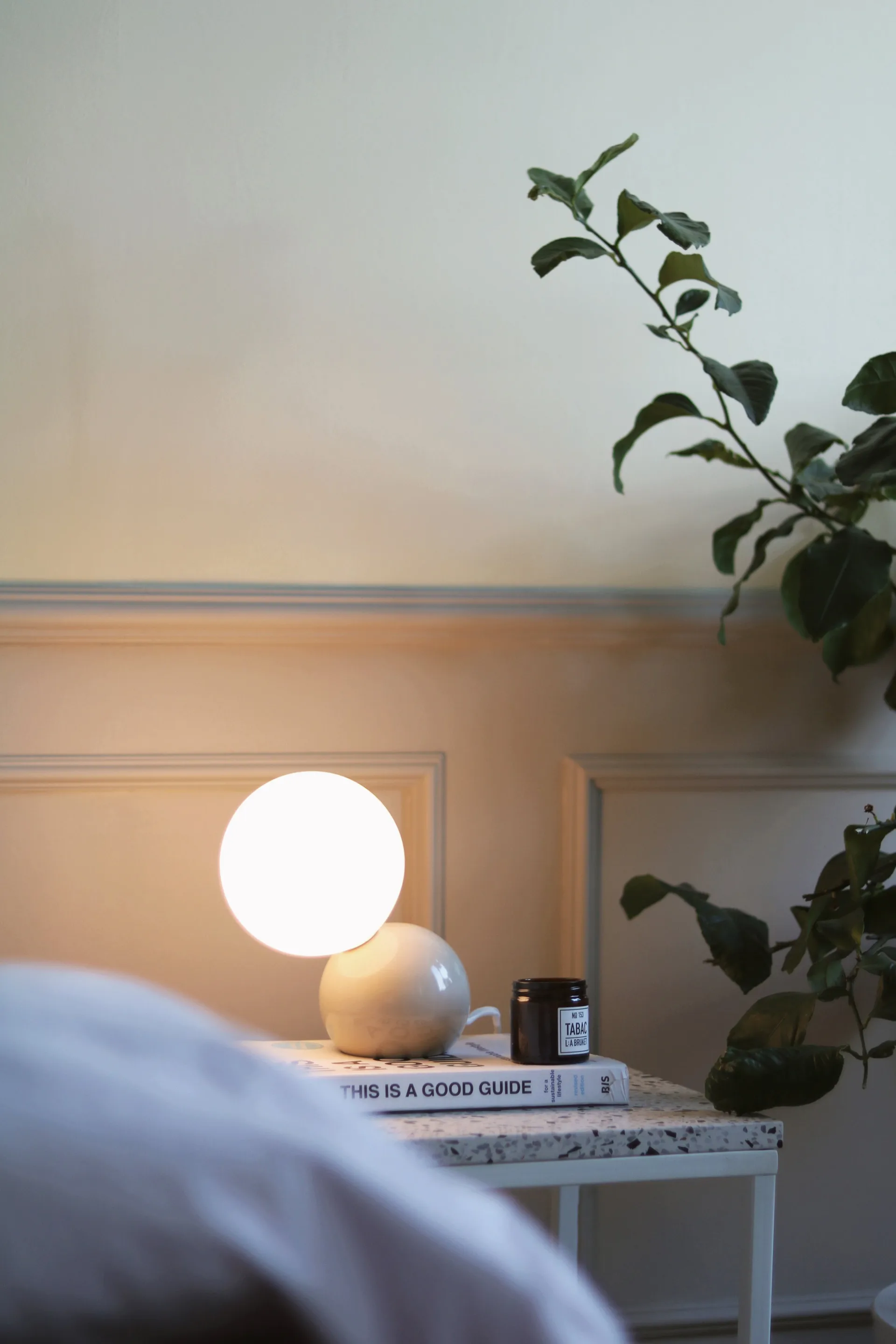 Lámpara de mesa/ lámpara de pared Ripley, Beige Globen Lighting